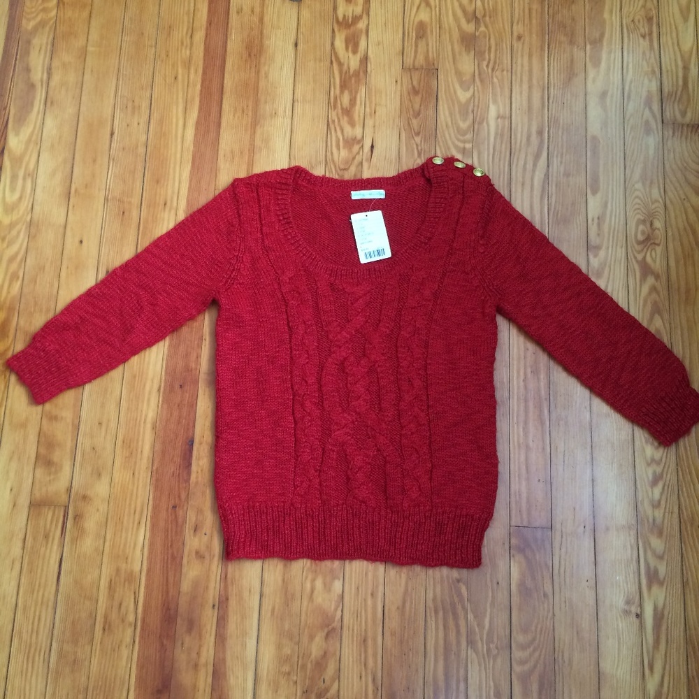 *NWT* UO Staring at Stars Red Sweater